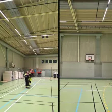 Saab Motionshall - LED belysning fr&aring;n TritonLED Sverige