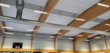Idrottshall i Kristinehamn med MAX Ledbelysning och DALI2 styrning